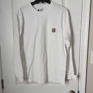 Carhartt White Long Sleeve Tee